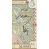 AOF - Pick 25_3 - 5 francs - 06/05/1942 - Etat : TTB+