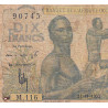 AOF - Pick 37_2i - 10 francs - 21/11/1953 - Etat : AB