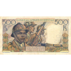 AOF - Pick 41_2b - 500 francs - 24/11/1948 - Etat : TTB+