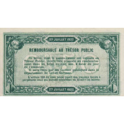 Agen - Pirot 2-16 - 50 centimes - 27/07/1922 - Etat : SPL
