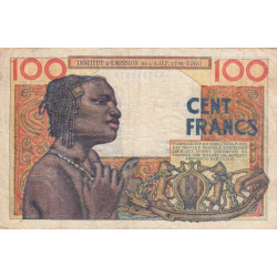 AOF - Pick 46_1 - 100 francs - 23/10/1946 - Etat : TB-