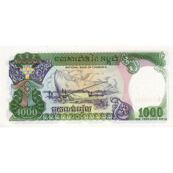 Cambodge - Pick 39 - 1'000 riels - Série កង - 1992 - Etat : NEUF