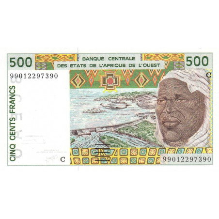 Burkina-Faso - Pick 310Cj - 500 francs - 1999 - Etat : NEUF