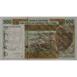 Burkina-Faso - Pick 310Cj - 500 francs - 1999 - Etat : NEUF