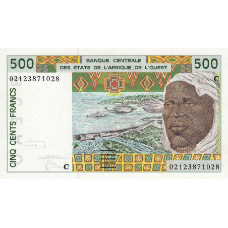 Burkina-Faso - Pick 310Cm - 500 francs - 2002 - Etat : SPL