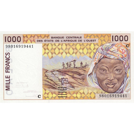 Burkina-Faso - Pick 311Ci - 1'000 francs - 1998 - Etat : NEUF