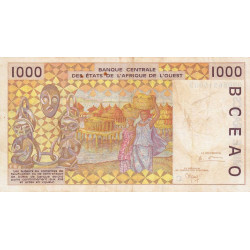 Burkina-Faso - Pick 311Cj - 1'000 francs - 1999 - Etat : TTB