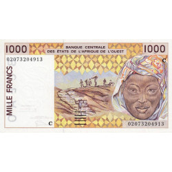Burkina-Faso - Pick 311Cm - 1'000 francs - 2002 - Etat : SUP+