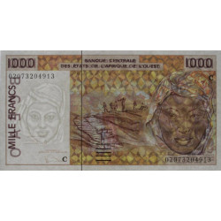 Burkina-Faso - Pick 311Cm - 1'000 francs - 2002 - Etat : SUP+