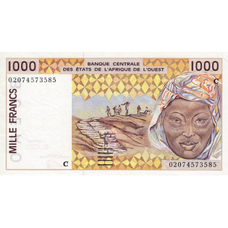 Burkina-Faso - Pick 311Cm - 1'000 francs - 2002 - Etat : SUP