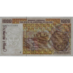 Burkina-Faso - Pick 311Cm - 1'000 francs - 2002 - Etat : SUP