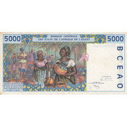 Burkina-Faso - Pick 313Ci - 5'000 francs - 1999 - Etat : TTB