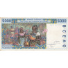 Burkina-Faso - Pick 313Ci - 5'000 francs - 1999 - Etat : TTB