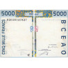 Burkina-Faso - Pick 313Cl - 5'000 francs - 2002 - Etat : TTB-