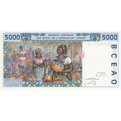Burkina-Faso - Pick 313Cl - 5'000 francs - 2002 - Etat : NEUF