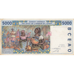 Burkina-Faso - Pick 313Cm - 5'000 francs - 2003 - Etat : TTB