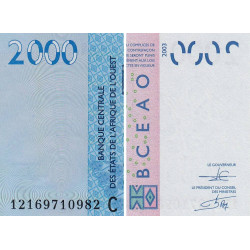 Burkina-Faso - Pick 316Ci - 2'000 francs - 2012 - Etat : NEUF