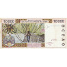 Côte d'Ivoire - Pick 114Ah - 10'000 francs - 1999 - Etat : TB