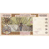 Côte d'Ivoire - Pick 114Ah - 10'000 francs - 1999 - Etat : TB+