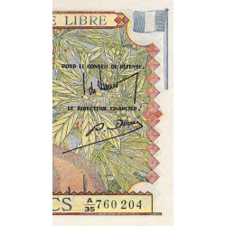 AEF - Pick 6_1 - 5 francs - Série A/35 - 31/05/1943 - Etat : SUP