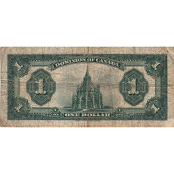 Canada - Pick 33a - 1 dollar - Série A - 02/07/1923 - Etat : B+