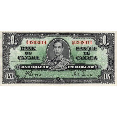 Canada - Pick 58e - 1 dollar - Série R/M - 02/01/1937 (1950) - Etat : SUP