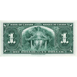 Canada - Pick 58e - 1 dollar - Série S/N - 02/01/1937 (1950) - Etat : SUP