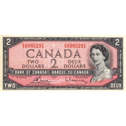 Canada - Pick 76c - 2 dollars - Série E/G - 1954 (1972) - Etat : SPL+ à NEUF