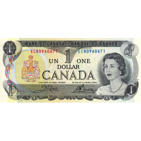 Canada - Pick 85c_2 - 1 dollar - Série ECN - 1973 (1985) - Etat : NEUF