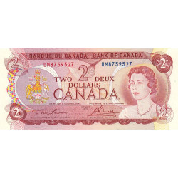 Canada - Pick 86a_1 - 2 dollars - Série UM - 1974 (1975) - Etat : NEUF