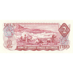 Canada - Pick 86a_1 - 2 dollars - Série UM - 1974 (1975) - Etat : NEUF