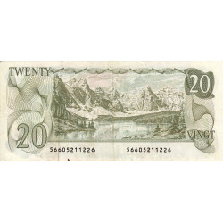 Canada - Pick 93c_2 - 20 dollars - Série 566 - 1979 (1988) - Etat : TTB