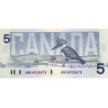 Canada - Pick 95e_1 - 5 dollars - Série ANS - 1986 (2001) - Etat : NEUF