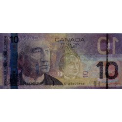 Canada - Pick 102Ae - 10 dollars - Série BFM - 2009 - Etat : NEUF