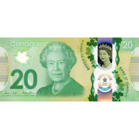 Canada - Pick 111 - 20 dollars - Série FWT - 2015 - Polymère commémoratif - Etat : NEUF