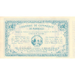 Marseille - Pirot 79-1 variété - 50 centimes - Série A - 12/08/1914 - Etat : NEUF