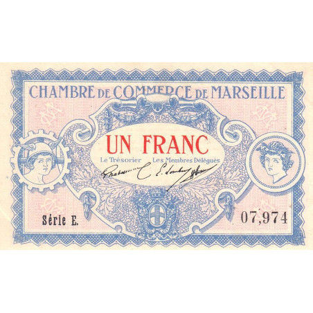 Marseille - Pirot 79-64 - 1 franc - Série E - 05/06/1917 - Etat : SUP+
