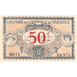 Marseille - Pirot 79-67 - 50 centimes - Série Y-R - 05/06/1917 - Etat : SUP+