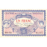 Marseille - Pirot 79-70 - 1 franc - Série U-R - 05/06/1917 - Etat : SUP