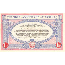 Marseille - Pirot 79-70 - 1 franc - Série U-R - 05/06/1917 - Etat : SUP