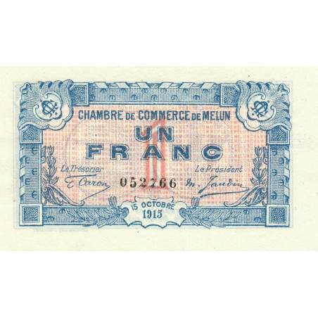 Melun - Pirot 80-3 variété - 1 franc - 15/10/1915 - Etat : NEUF