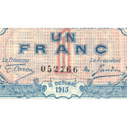 Melun - Pirot 80-3 variété - 1 franc - 15/10/1915 - Etat : NEUF