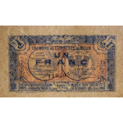 Melun - Pirot 80-3 - 1 franc - 15/10/1915 - Etat : TTB