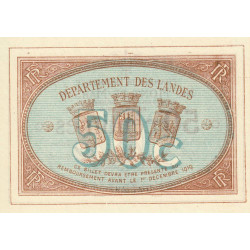 Mont-de-Marsan - Pirot 82-12 - 50 centimes - Série C - 1916 - Etat : SUP+