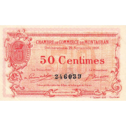 Montauban - Pirot 83-1 - 50 centimes - 1914 - Etat : SUP