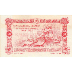 Montauban - Pirot 83-13 - 50 centimes - 1917 - Etat : SUP
