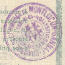 Montluçon-Gannat - Pirot 84-23 - 1 franc - Série B - 1916 - Etat : SUP