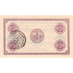 Montluçon-Gannat - Pirot 84-50 - 50 centimes - Série A - 1920 - Etat : SUP+