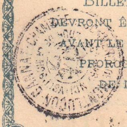Montluçon-Gannat - Pirot 84-58b - 1 franc - Série B - 1921 - Etat : TTB+ à SUP