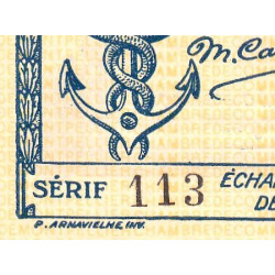 Montpellier - Pirot 85-10 variété 2 - 1 franc - Série 113 - 09/08/1915 - Etat : SPL